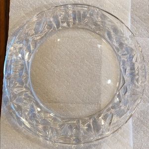 Tiffany rock cut platter